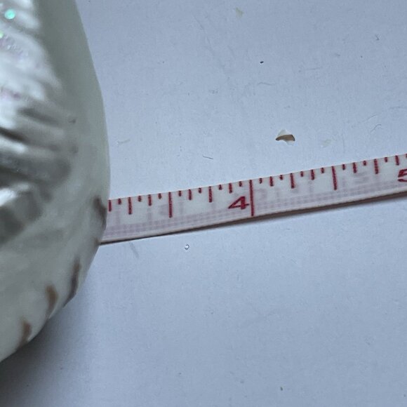 The Discovery Channel Store WHITE TIGER Blown Glass Christmas Ornament Poland - Picture 8 of 8